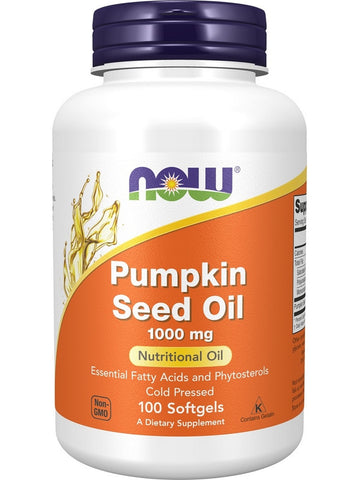 NOW Foods, Pumpkin Seed Oil 1000 mg, 100 softgels