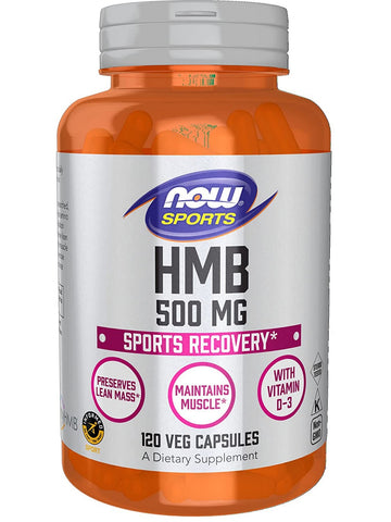 NOW Foods, HMB 500 mg, 120 veg capsules