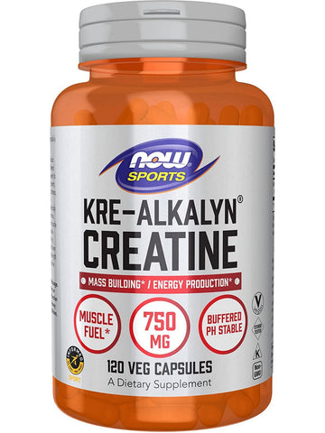 NOW Foods, Kre-Alkalyn® Creatine 750 mg, 120 capsules