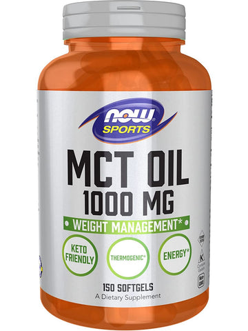 NOW Foods, MCT Oil 1000 mg, 150 softgels