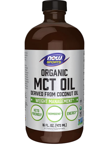 NOW Foods, MCT Oil, Organic, 16 fl oz