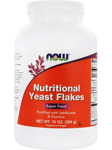 NOW Foods, Nutritional Yeast Flakes, 10 oz
