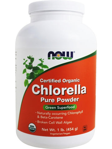 NOW Foods, Chlorella 500 mg, Certified Organic, 1 lb