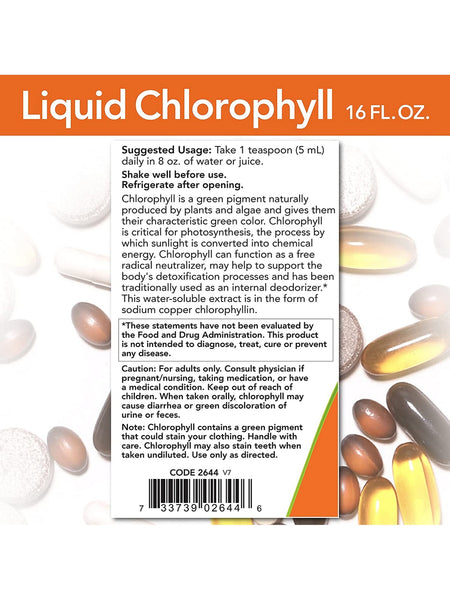 NOW Foods, Liquid Chlorophyll, 16 fl oz
