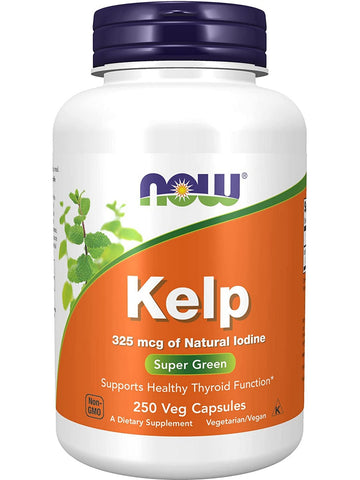 NOW Foods, Kelp 325 mcg of Natural Iodine, 250 veg capsules
