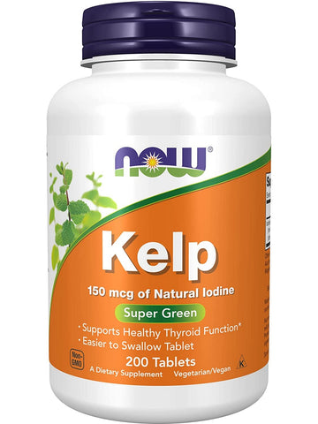 NOW Foods, Kelp 150 mcg of Natural Iodine, 200 tablets