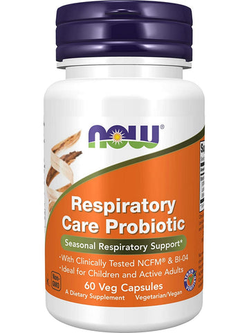 NOW Foods, Respiratory Care Probiotic, 60 veg capsules