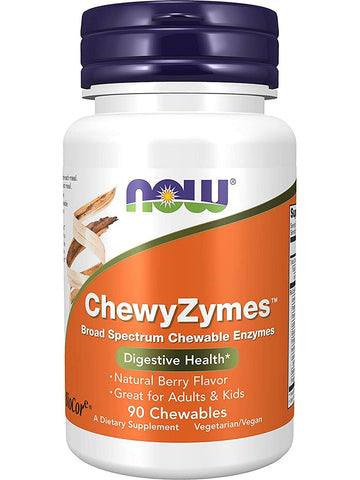 NOW Foods, ChewyZymes™, 90 chewables