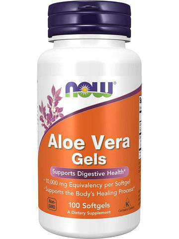 NOW Foods, Aloe Vera Gels 10,000 mg, 100 softgels