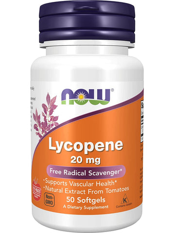 NOW Foods, Lycopene 20 mg, 50 softgels