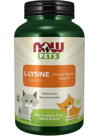 NOW Foods, L-Lysine for Cats, 8 oz