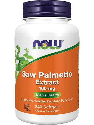 NOW Foods, Saw Palmetto Extract 160 mg, 240 softgels