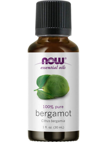 NOW Foods, Bergamot Oil, 100% Pure, 1 fl oz