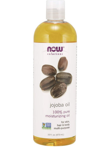 NOW Foods, Jojoba Oil, 100% Pure Moisturizing Oil, 16 fl oz
