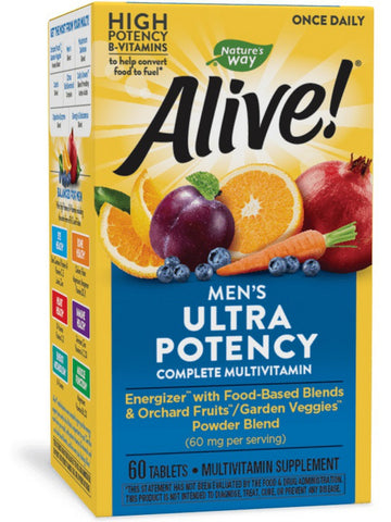 Nature's Way, Alive!® Once Daily Men's Ultra Potency, 60 tablets