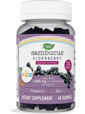 Nature's Way, Sambucus Kids Immune Support Gummies, 40 gummies