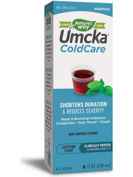 Nature's Way, Umcka® ColdCare Menthol Syrup, 8 fl oz