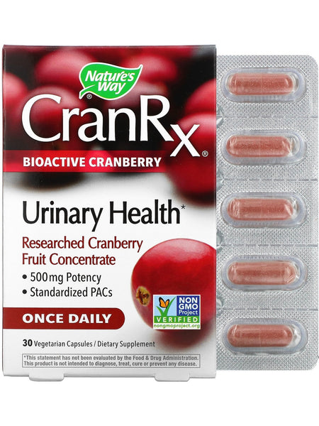 Nature's Way, CranRx®, 30 vegetarian capsules