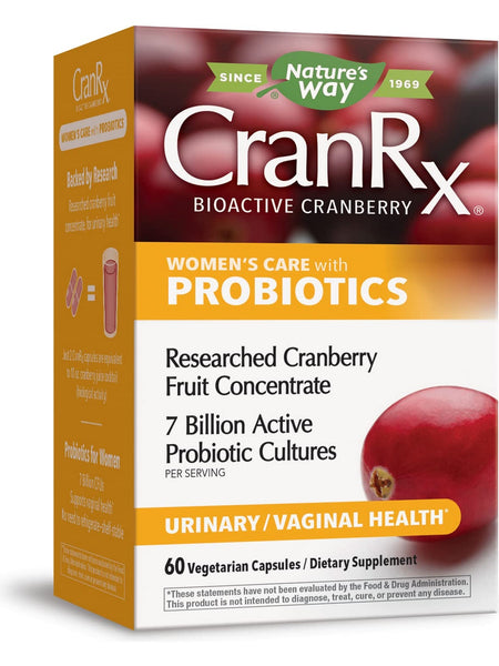 Nature's Way, CranRx® Women's Care with Probiotics, 60 vegetarian capsules