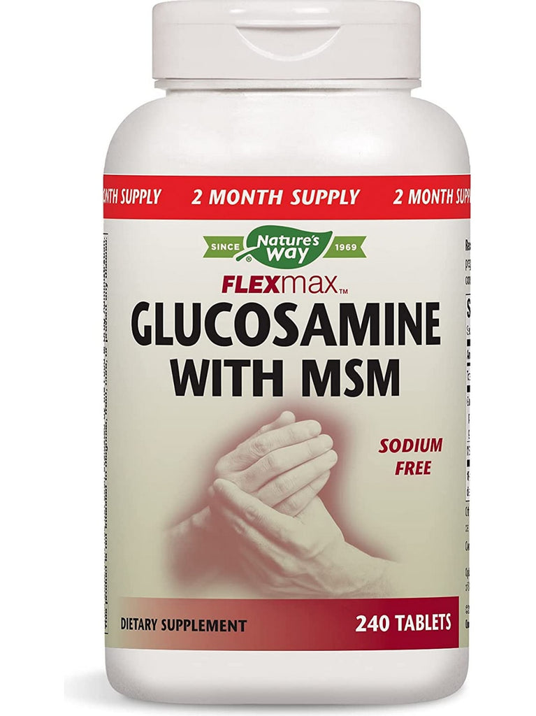 Nature's Way, Flexmax™ Glucosamine Sulfate with MSM, 240 tablets