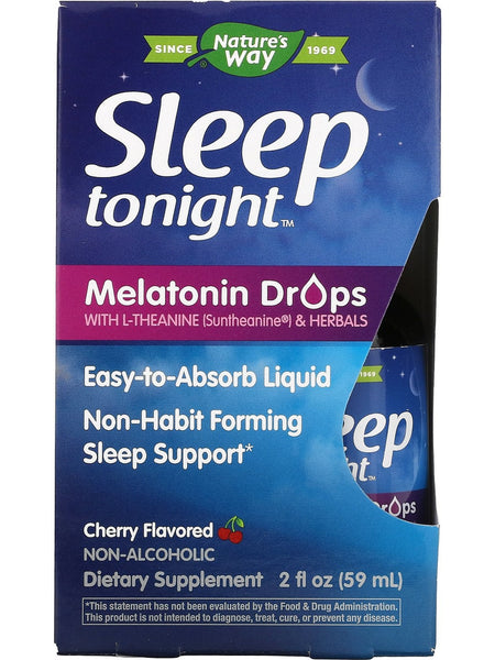 Nature's Way, Sleep tonight™ Melatonin Drops (Cherry), 2 fl oz
