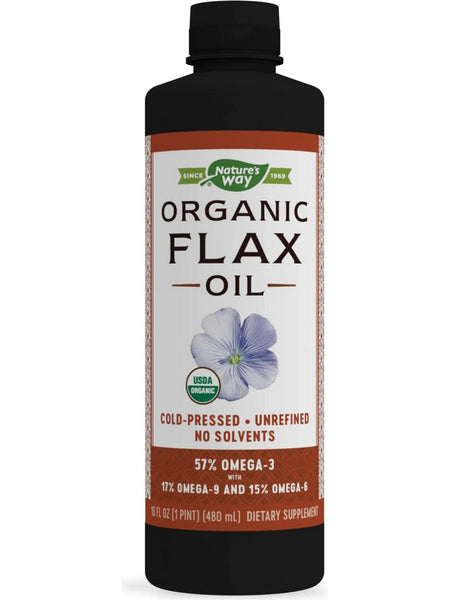 Nature's Way, Organic Flax Oil, 16 fl oz