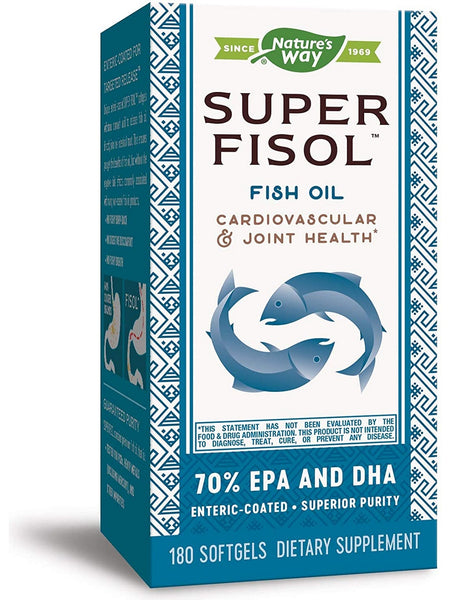 Nature's Way, Super Fisol™ Fish Oil, 180 softgels