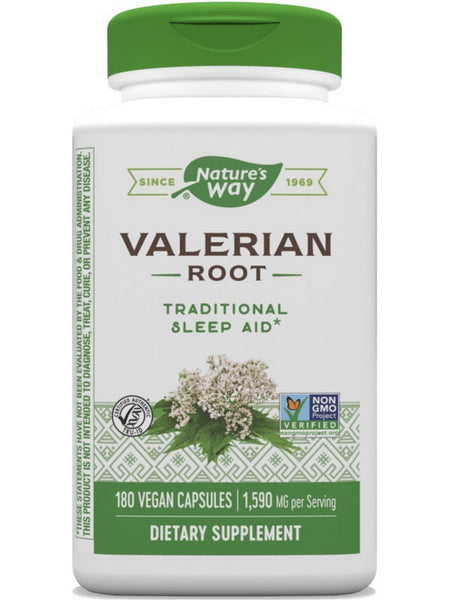 Nature's Way, Valerian Root, 180 vegan capsules