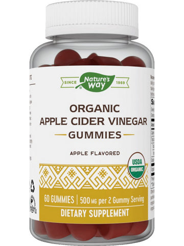 Nature's Way, Apple Cider Vinegar Gummies (500 mg), 60 gummies