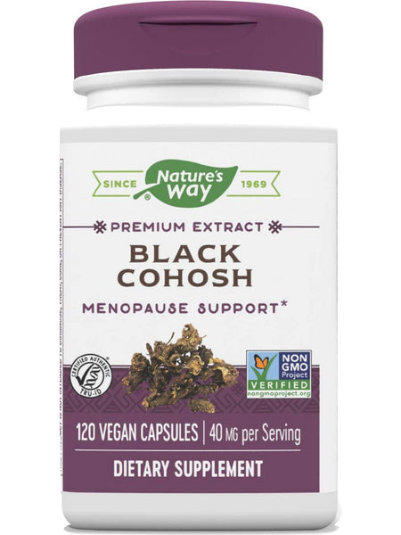 Nature's Way, Black Cohosh, 120 vegan capsules