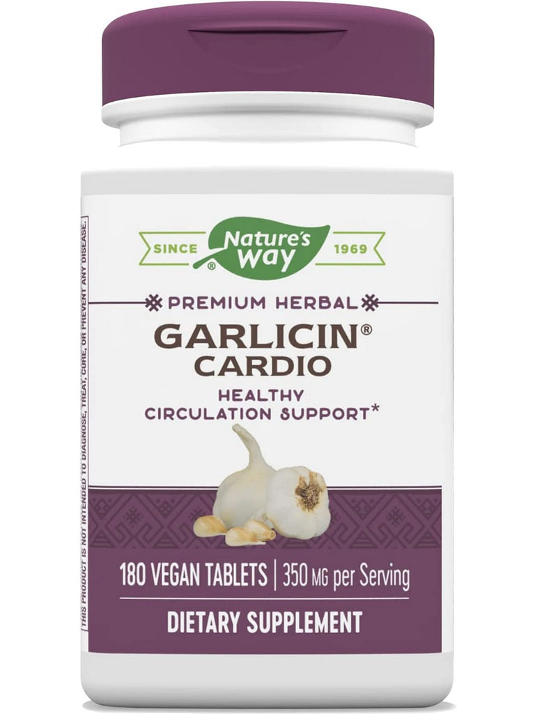 Nature's Way, Garlicin® Cardio, 180 vegan tablets