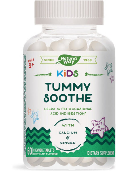Nature's Way, Tummy Soothe, 60 chewable tablets