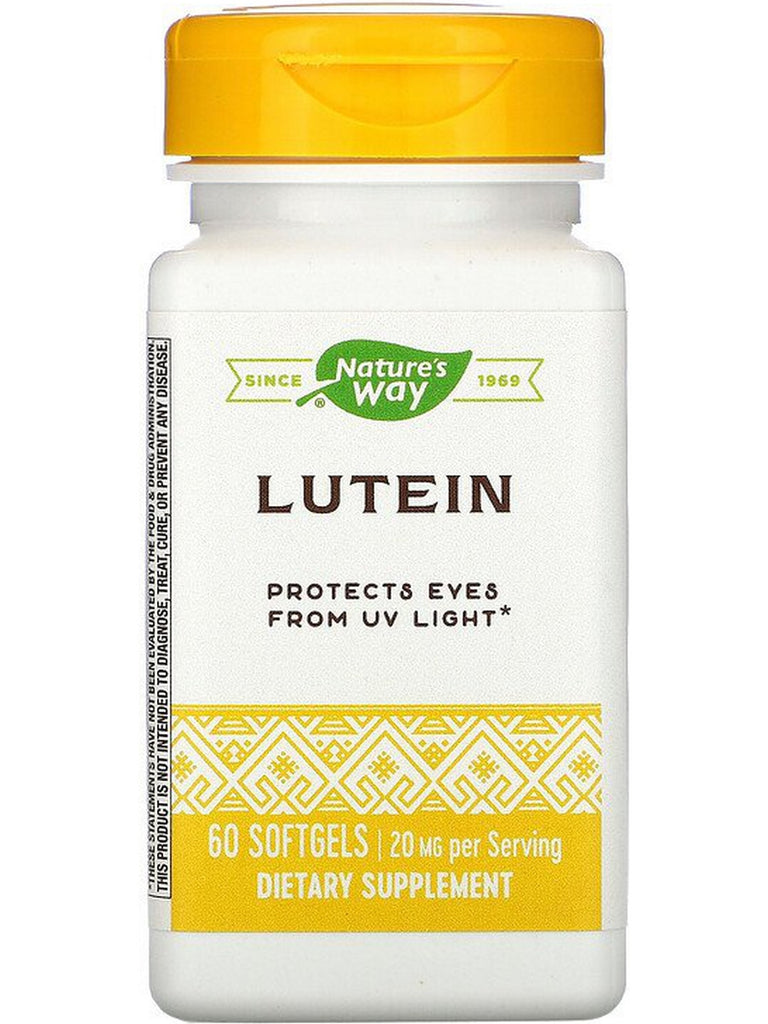 Nature's Way, Lutein, 60 softgels