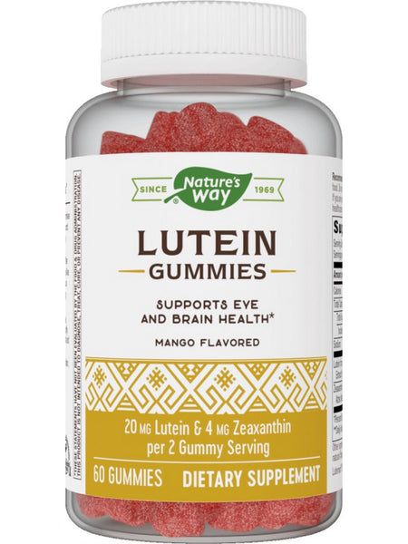 Nature's Way, Lutein Gummies (20 mg), 60 gummies