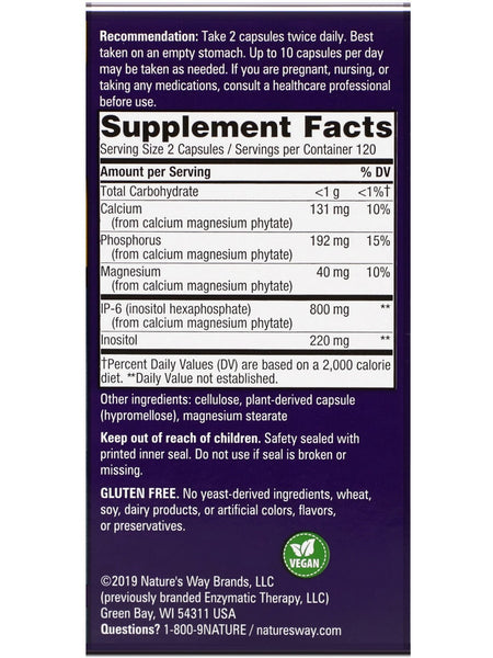 Nature's Way, Cell Forté® IP-6 & Inositol, 240 vegan capsules