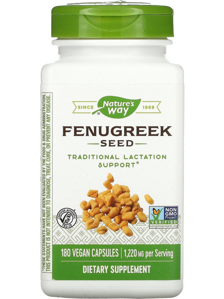 Nature's Way, Fenugreek Seed, 180 vegan capsules
