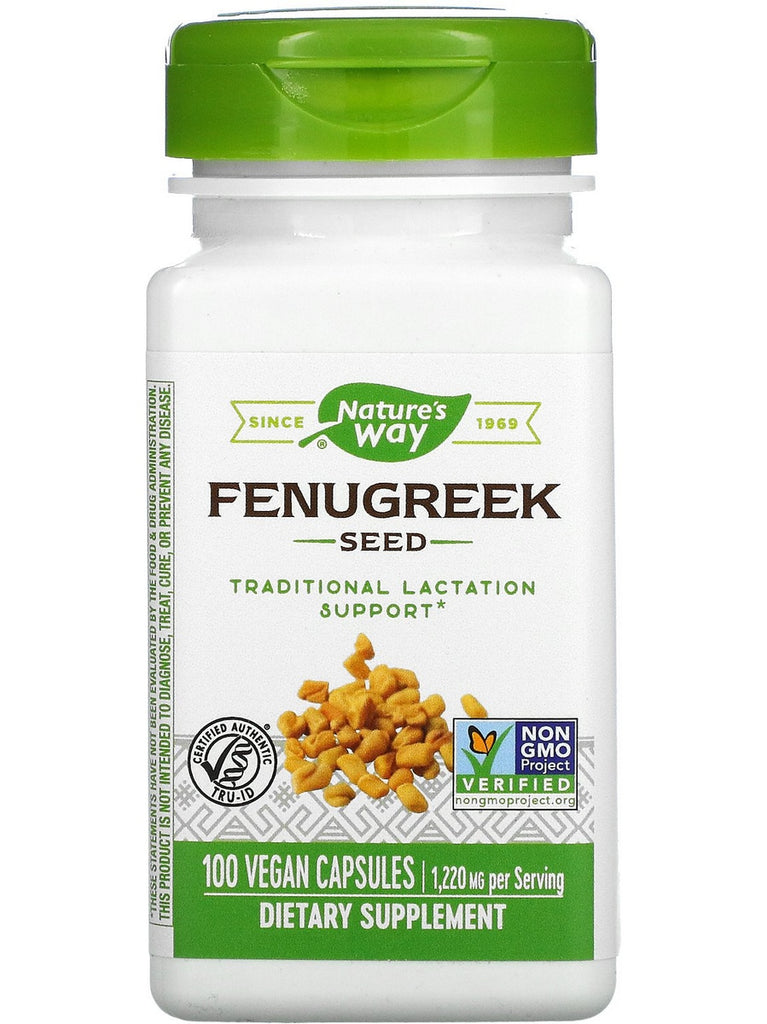 Nature's Way, Fenugreek Seed, 100 vegan capsules