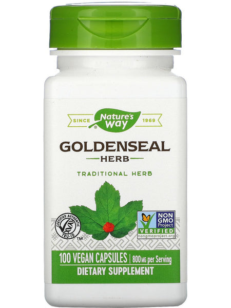 Nature's Way, Goldenseal Herb, 100 vegan capsules