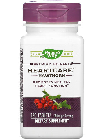 Nature's Way, HeartCare™ (Standardized Hawthorn), 120 tablets