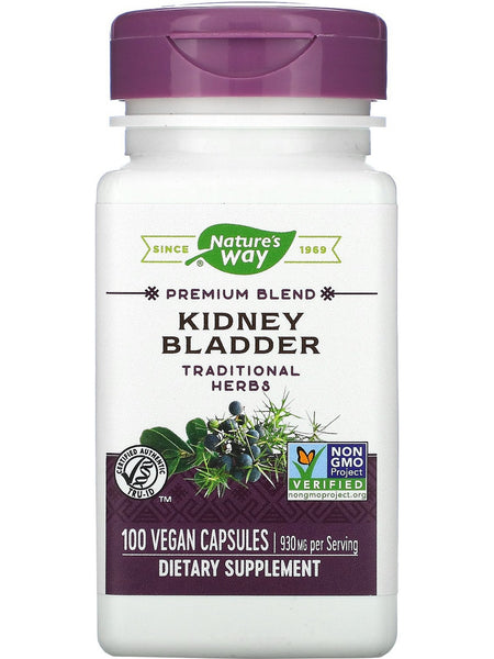 Nature's Way, Kidney Bladder, 100 vegan capsules
