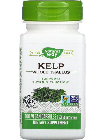 Nature's Way, Kelp, 100 vegan capsules