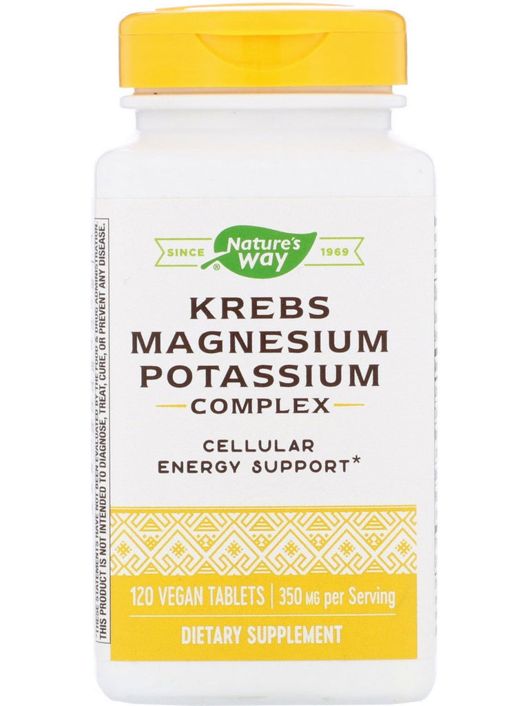 Nature's Way, Krebs Magnesium Potassium, 120 vegan tablets