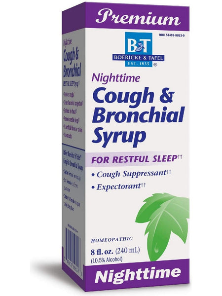 Boericke & Tafel, Cough & Bronchial Nighttime Syrup, 8 fl oz