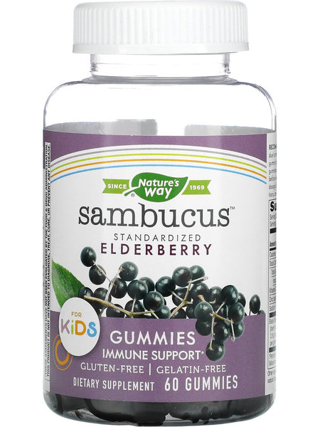 Nature's Way, Sambucus Gummies for Kids, 60 gummies