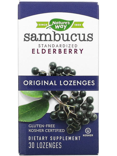 Nature's Way, Sambucus Lozenges, 30 lozenges