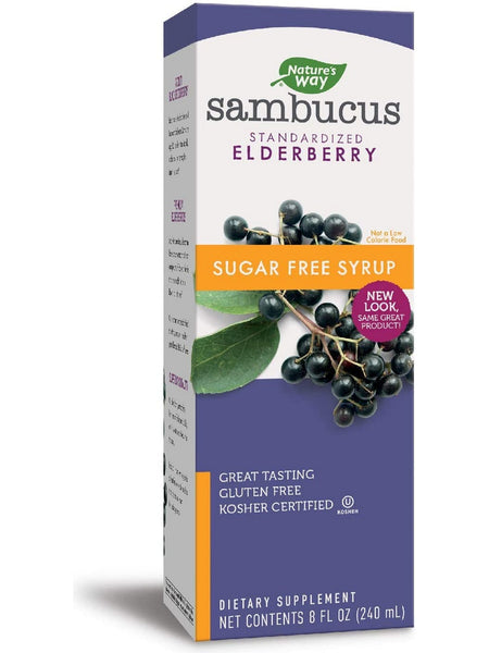 Nature's Way, Sambucus Sugar-Free Syrup, 8 fl oz
