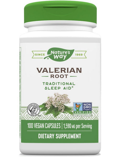 Nature's Way, Valerian Root, 100 vegan capsules