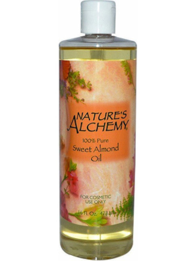 Nature's Alchemy, Sweet Almond Carrier Oil, 16 oz