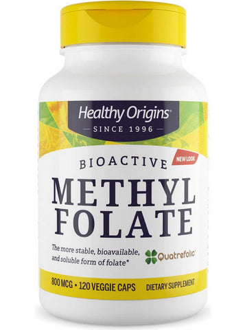Healthy Origins, Bioactive Methyl Folate, 800 mcg, 120 Veggie Caps