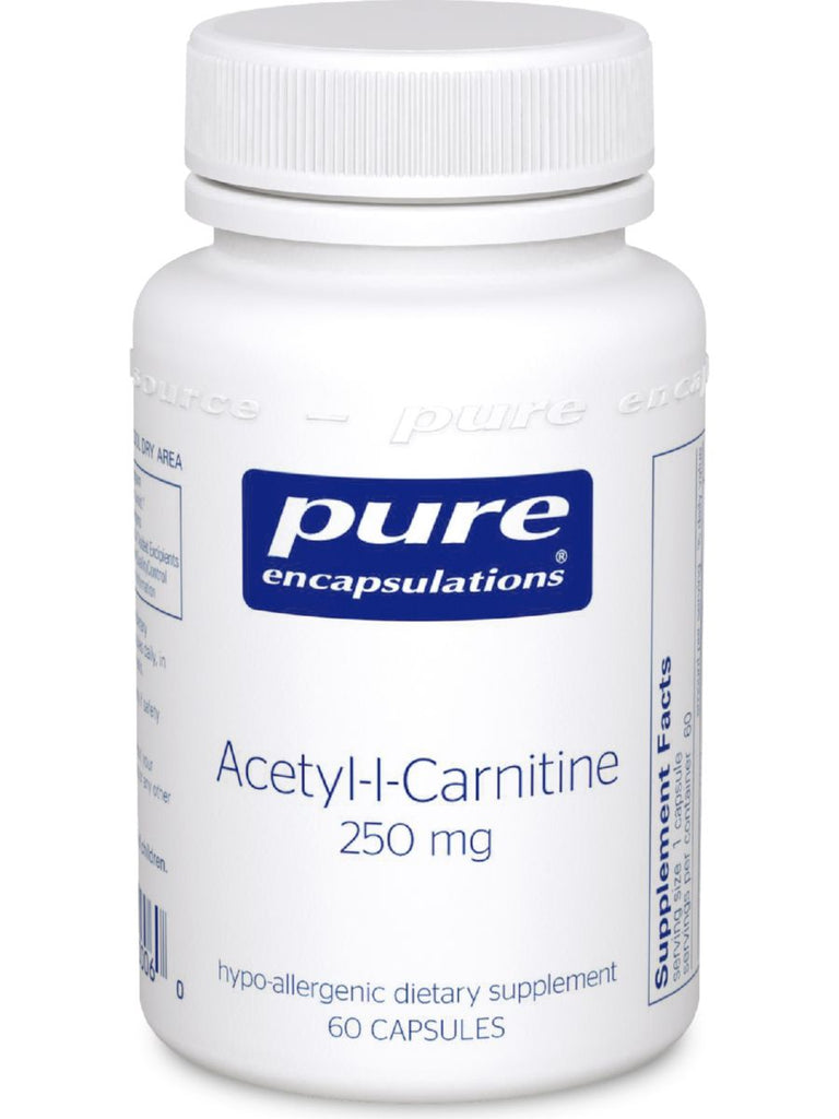 Pure Encapsulations, Acetyl-L-Carnitine, 250 mg, 60 vcaps